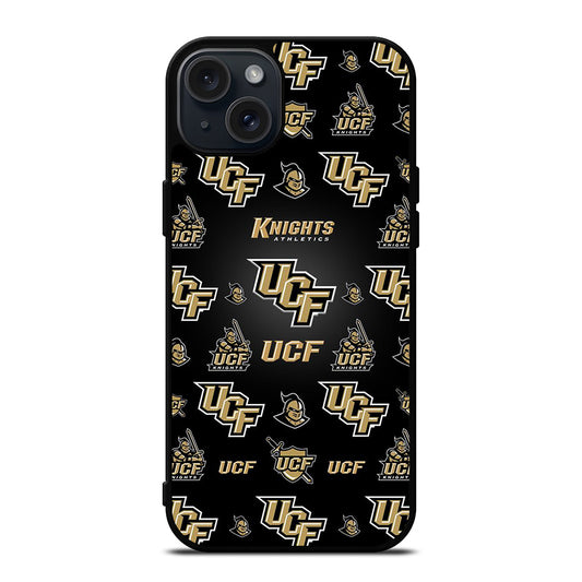 UCF KNIGHTS LOGO PATTERN iPhone 15 Plus Case Cover