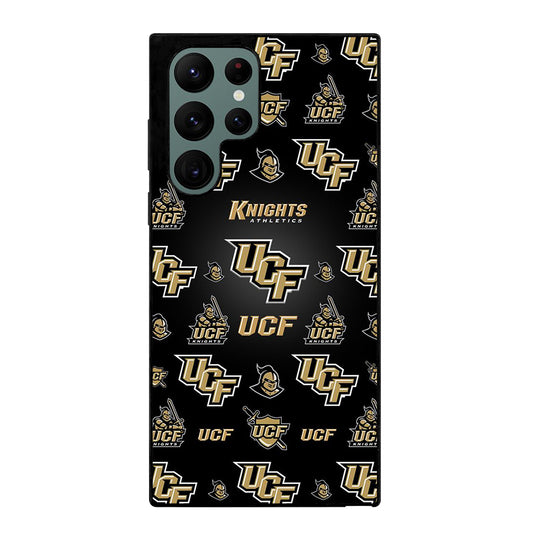 UCF KNIGHTS LOGO PATTERN Samsung Galaxy S22 Ultra Case Cover