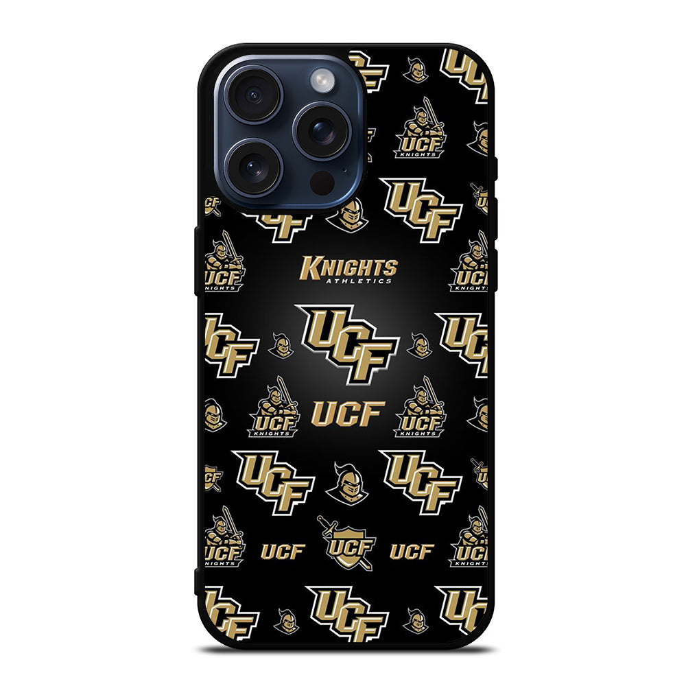 UCF KNIGHTS LOGO PATTERN iPhone 15 Pro Max Case Cover