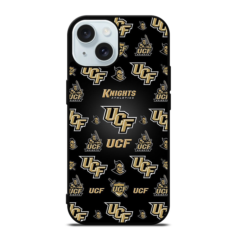 UCF KNIGHTS LOGO PATTERN iPhone 15 Case Cover