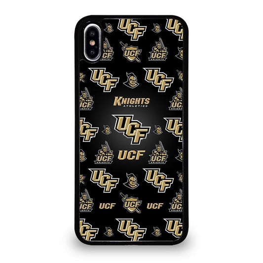 UCF KNIGHTS LOGO PATTERN iPhone XS Max Case Cover