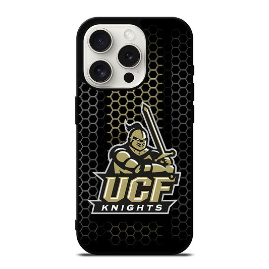 UCF KNIGHTS METAL LOGO iPhone 15 Pro Case Cover