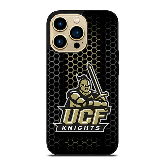 UCF KNIGHTS METAL LOGO iPhone 14 Pro Max Case Cover