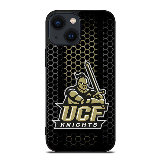 UCF KNIGHTS METAL LOGO iPhone 14 Plus Case Cover