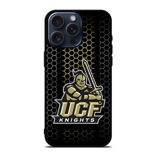 UCF KNIGHTS METAL LOGO iPhone 15 Pro Max Case Cover