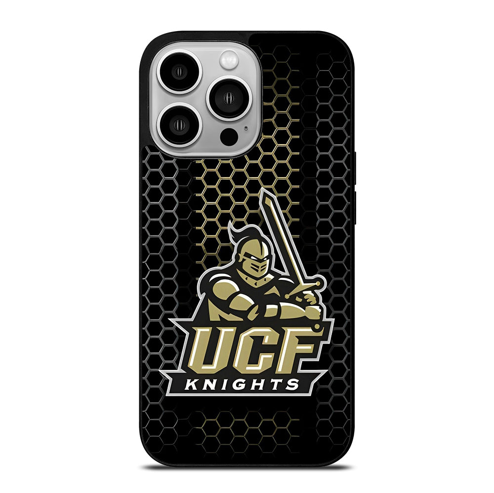 UCF KNIGHTS METAL LOGO iPhone 14 Pro Case Cover
