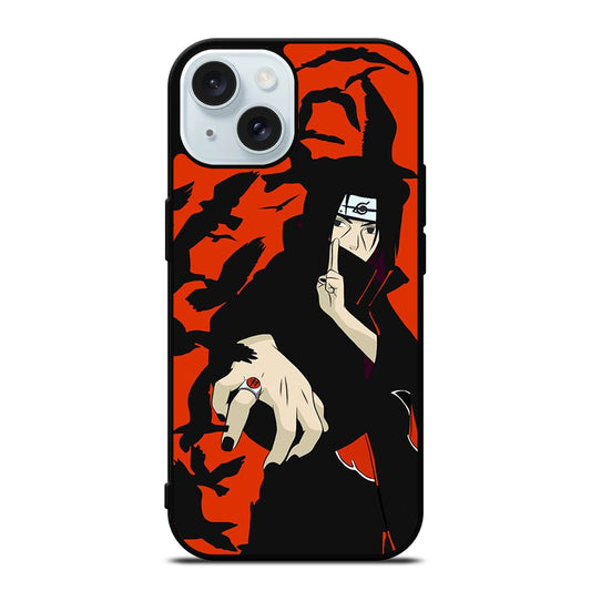 UCHIHA ITACHI ANIME NARUTO iPhone 15 Case Cover