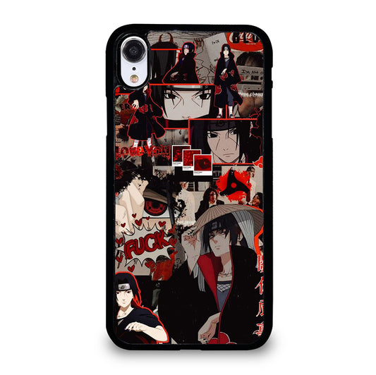 UCHIHA ITACHI NARUTO ANIME COLLAGE iPhone XR Case Cover