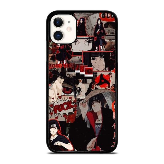 UCHIHA ITACHI NARUTO ANIME COLLAGE iPhone 11 Case Cover