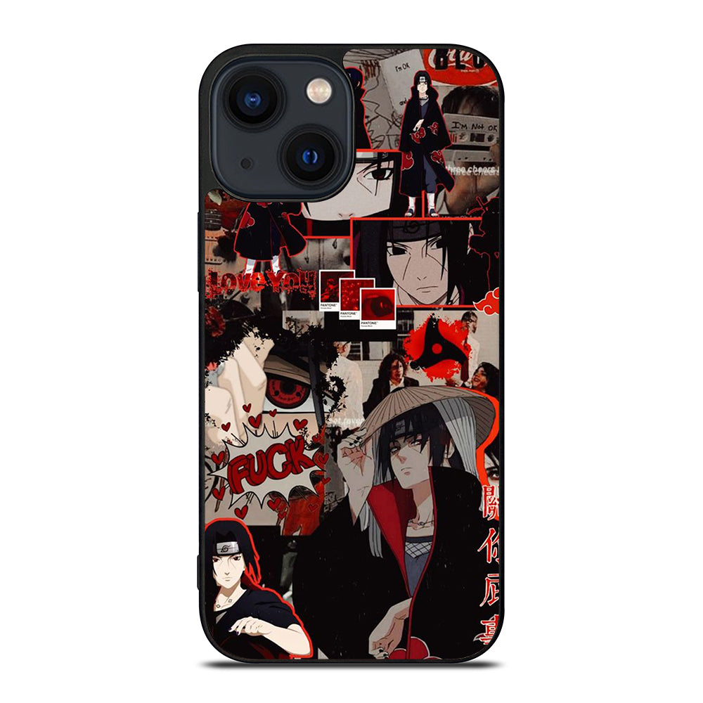 UCHIHA ITACHI NARUTO ANIME COLLAGE iPhone 14 Plus Case Cover