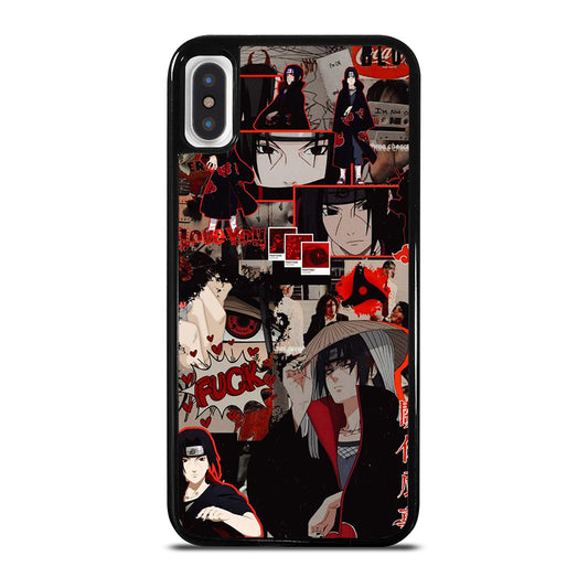 UCHIHA ITACHI NARUTO ANIME COLLAGE iPhone X / XS Case Cover