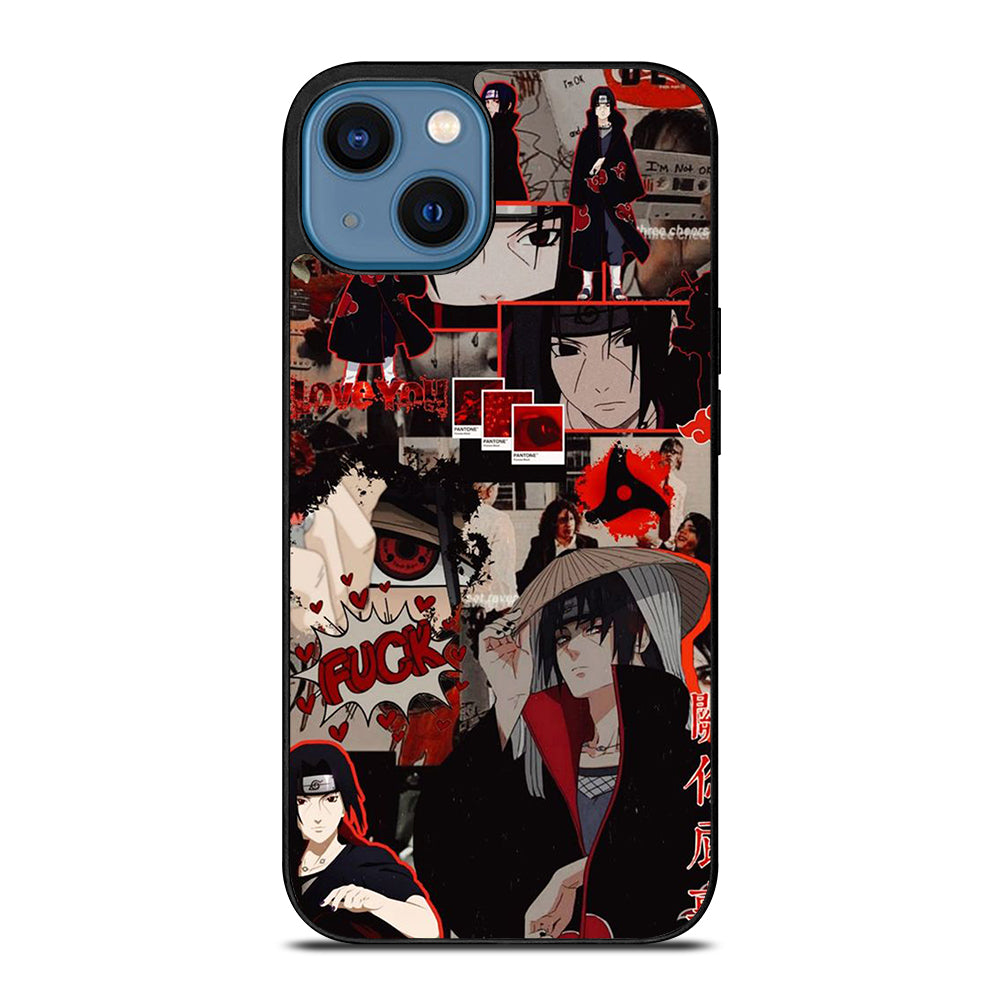 UCHIHA ITACHI NARUTO ANIME COLLAGE iPhone 14 Case Cover