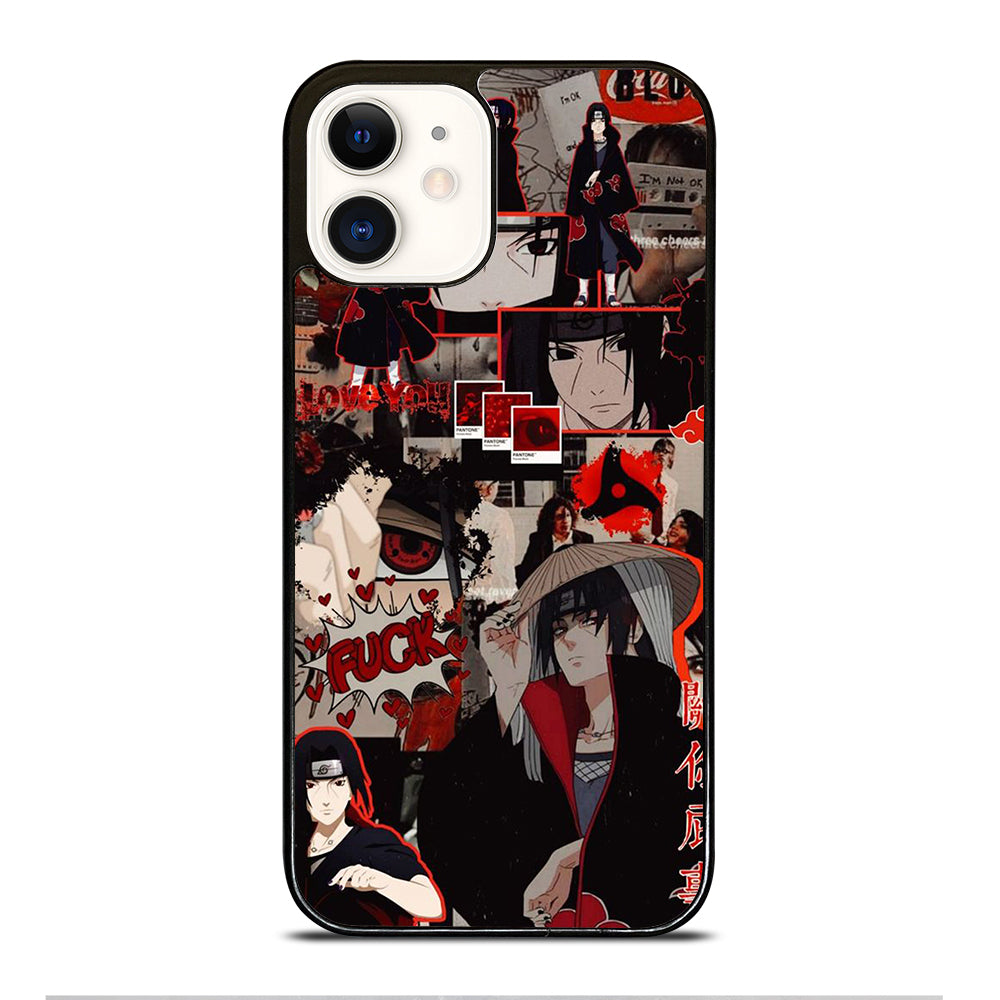 UCHIHA ITACHI NARUTO ANIME COLLAGE iPhone 12 Case Cover