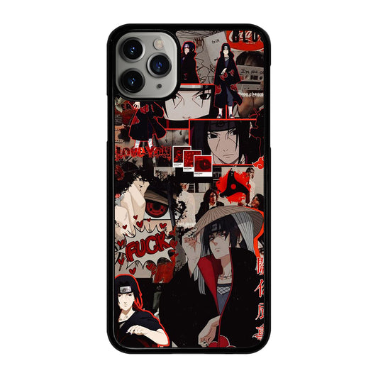 UCHIHA ITACHI NARUTO ANIME COLLAGE iPhone 11 Pro Max Case Cover