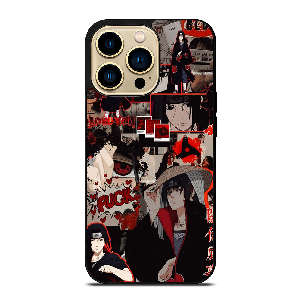 UCHIHA ITACHI NARUTO ANIME COLLAGE iPhone 14 Pro Max Case Cover