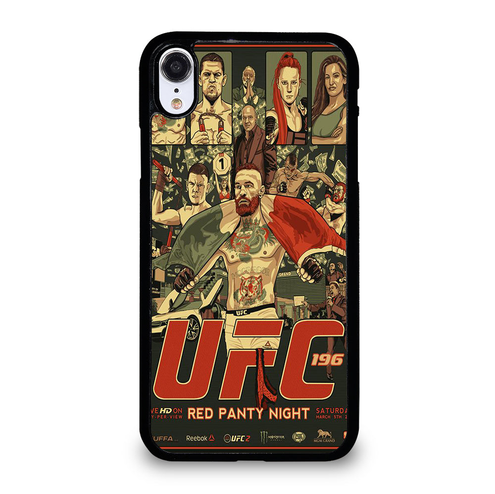 UFC LOGO FIGHTING POSTER iPhone XR Case Cover
