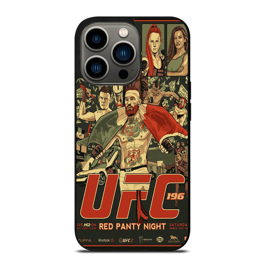 UFC LOGO FIGHTING POSTER iPhone 13 Pro Case Cover
