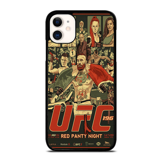 UFC LOGO FIGHTING POSTER iPhone 11 Case Cover