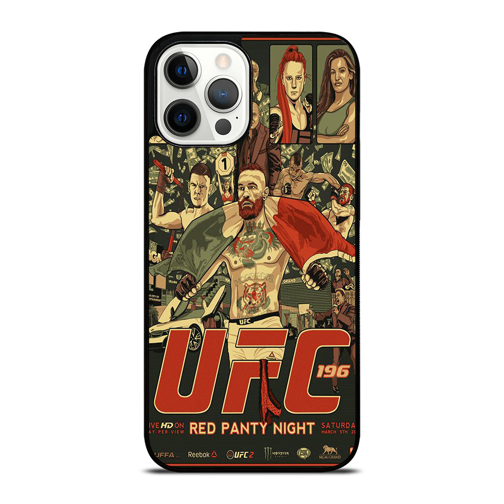 UFC LOGO FIGHTING POSTER iPhone 12 Pro Max Case Cover