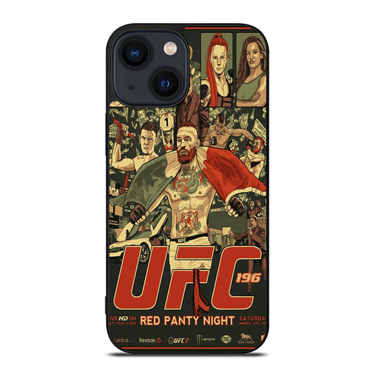 UFC LOGO FIGHTING POSTER iPhone 14 Plus Case Cover