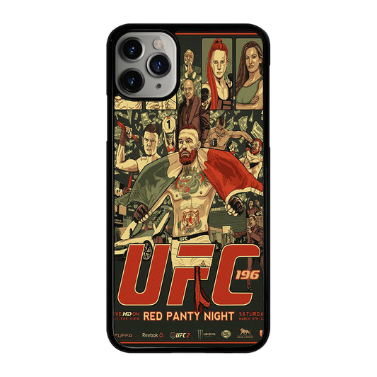 UFC LOGO FIGHTING POSTER iPhone 11 Pro Max Case Cover
