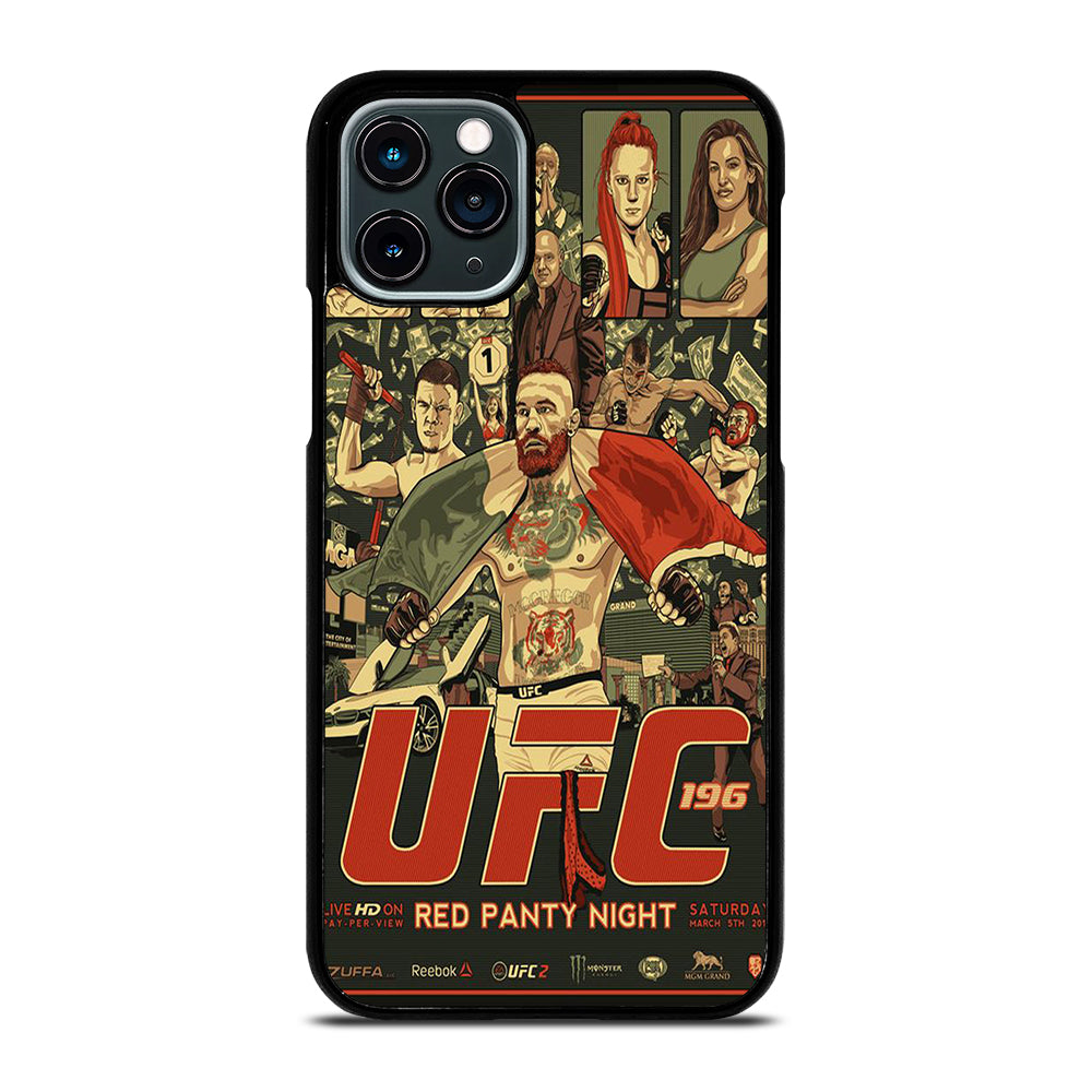 UFC LOGO FIGHTING POSTER iPhone 11 Pro Case Cover