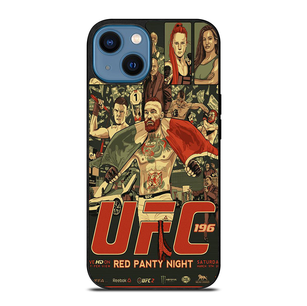 UFC LOGO FIGHTING POSTER iPhone 14 Case Cover