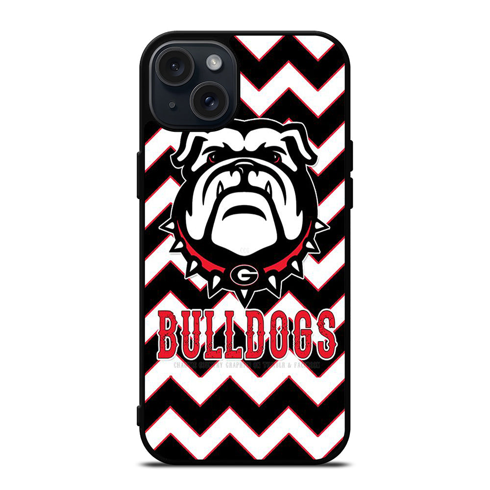UGA GEORGIA BULLDOGS FOOTBALL LOGO 2 iPhone 15 Plus Case Cover
