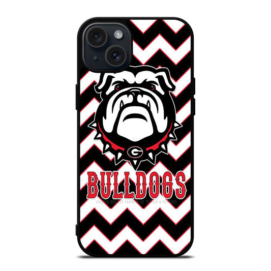 UGA GEORGIA BULLDOGS FOOTBALL LOGO 2 iPhone 15 Plus Case Cover