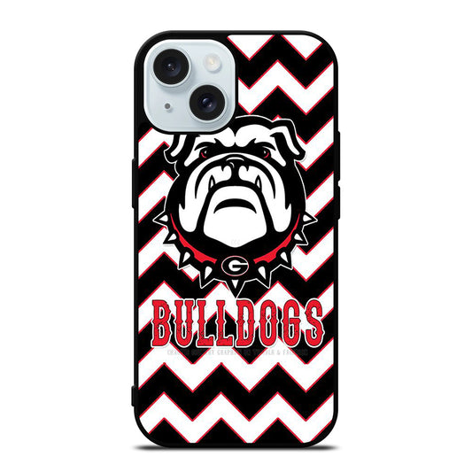 UGA GEORGIA BULLDOGS FOOTBALL LOGO 2 iPhone 15 Case Cover