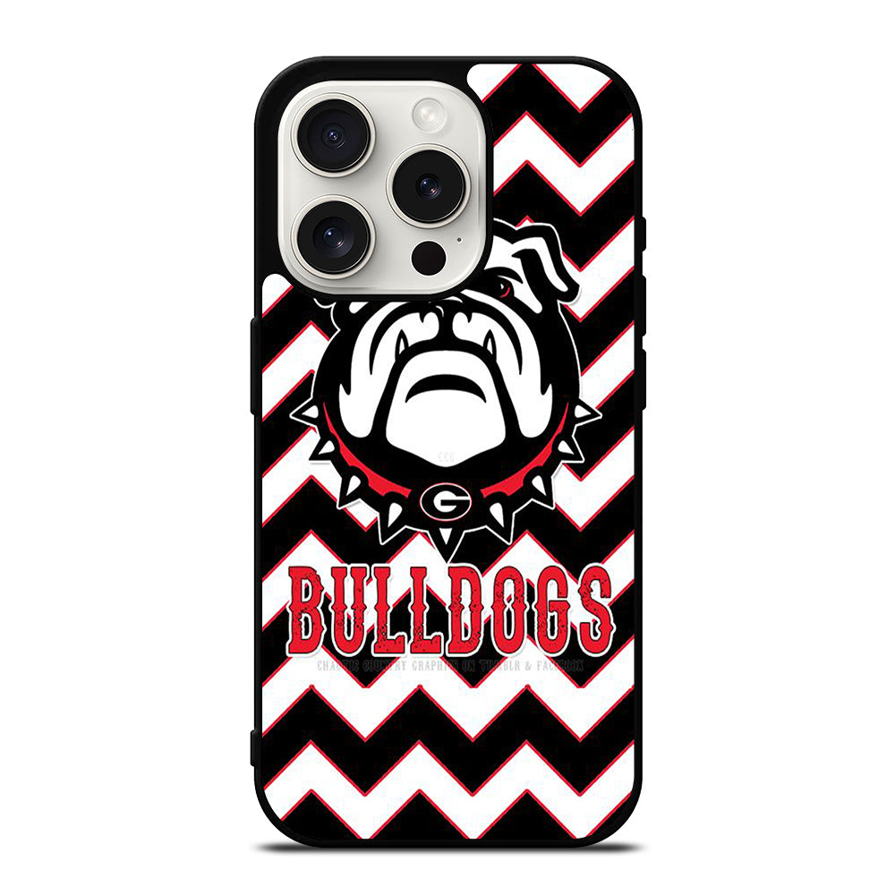 UGA GEORGIA BULLDOGS FOOTBALL LOGO 2 iPhone 15 Pro Case Cover