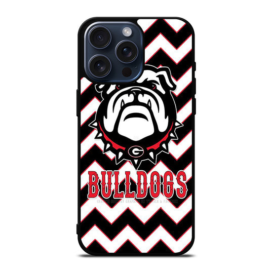 UGA GEORGIA BULLDOGS FOOTBALL LOGO 2 iPhone 15 Pro Max Case Cover
