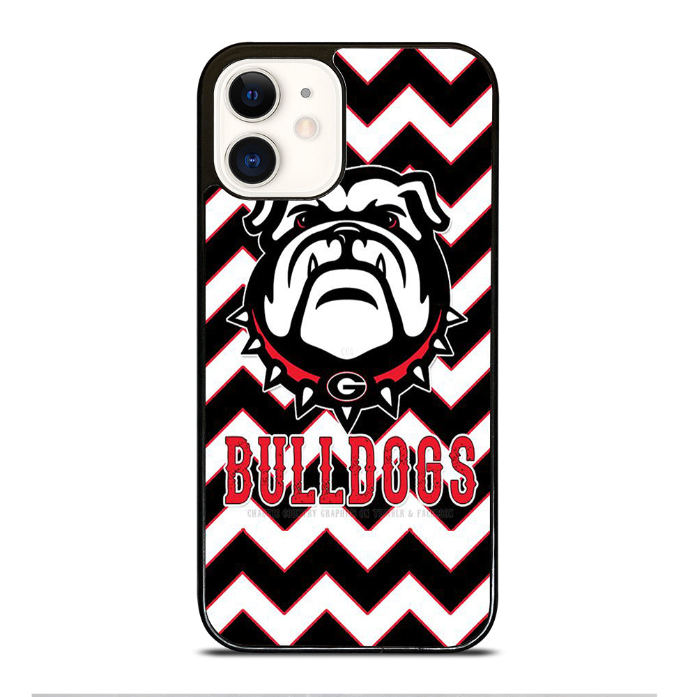 UGA GEORGIA BULLDOGS FOOTBALL LOGO 2 iPhone 12 Case Cover