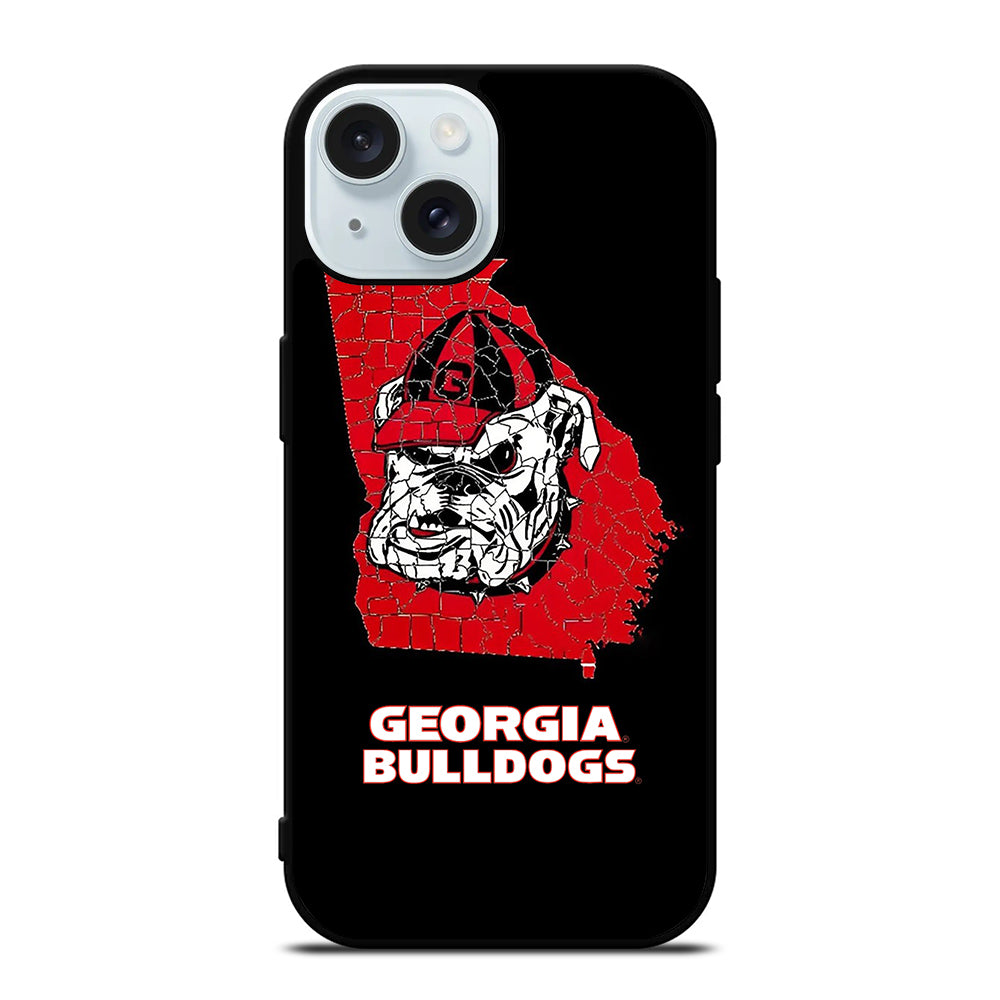 UGA GEORGIA BULLDOGS NFL ICON iPhone 15 Case Cover