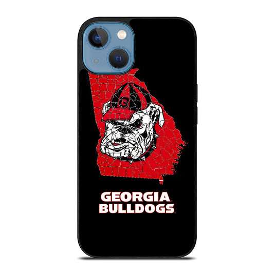 UGA GEORGIA BULLDOGS NFL ICON iPhone 13 Case Cover
