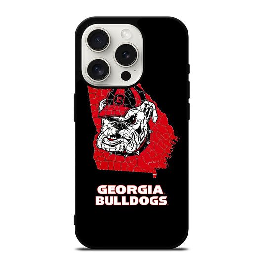UGA GEORGIA BULLDOGS NFL ICON iPhone 15 Pro Case Cover