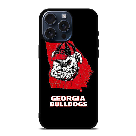 UGA GEORGIA BULLDOGS NFL ICON iPhone 15 Pro Max Case Cover
