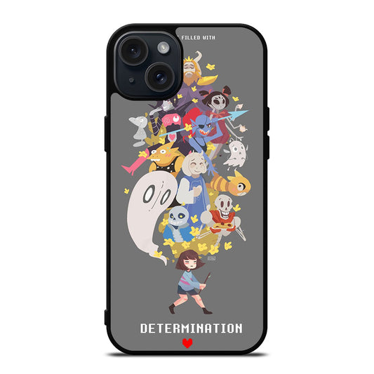 UNDERTALE CHARACTER CARTOON iPhone 15 Plus Case Cover