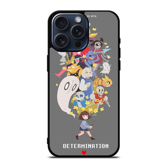 UNDERTALE CHARACTER CARTOON iPhone 15 Pro Max Case Cover