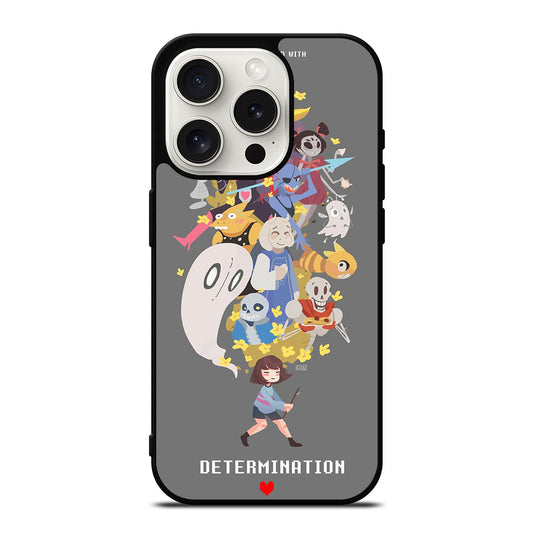 UNDERTALE CHARACTER CARTOON iPhone 15 Pro Case Cover