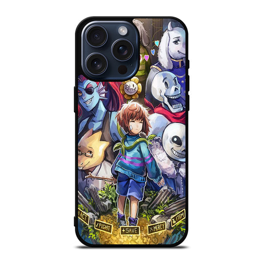 UNDERTALE CHARACTER iPhone 15 Pro Max Case Cover