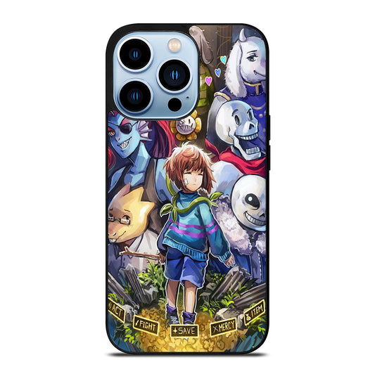 UNDERTALE CHARACTER iPhone 13 Pro Max Case Cover