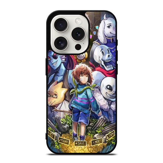 UNDERTALE CHARACTER iPhone 15 Pro Case Cover