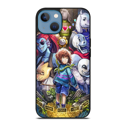 UNDERTALE CHARACTER iPhone 13 Case Cover