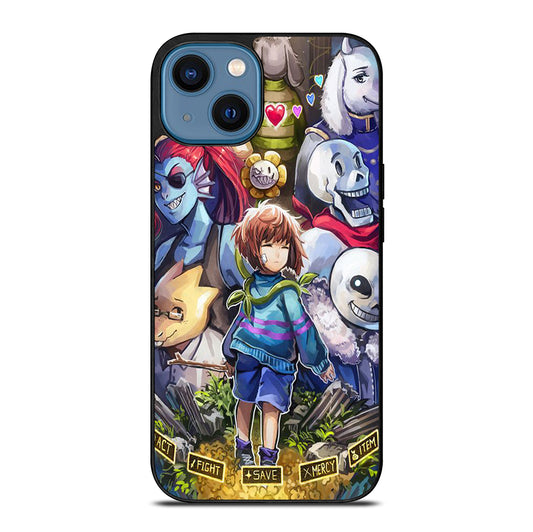 UNDERTALE CHARACTER iPhone 14 Case Cover