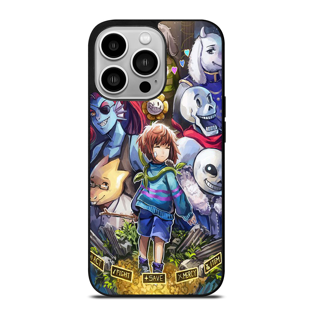 UNDERTALE CHARACTER iPhone 14 Pro Case Cover