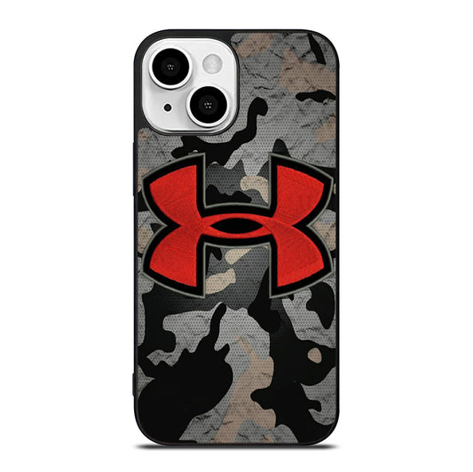 UNDER ARMOUR CAMO RED LOGO iPhone 13 Mini Case Cover