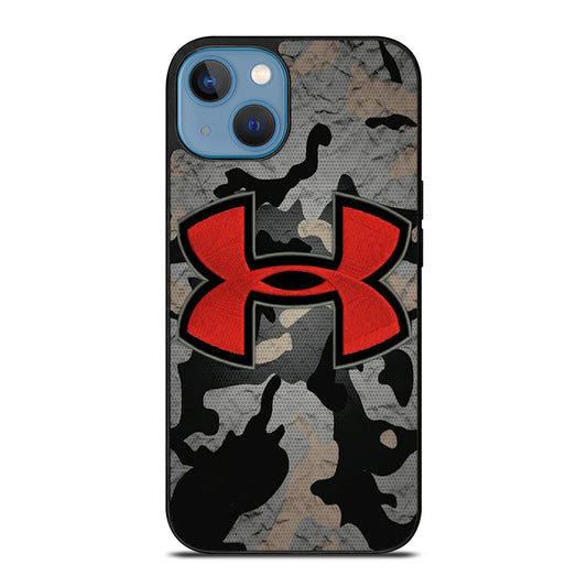 UNDER ARMOUR CAMO RED LOGO iPhone 13 Case Cover