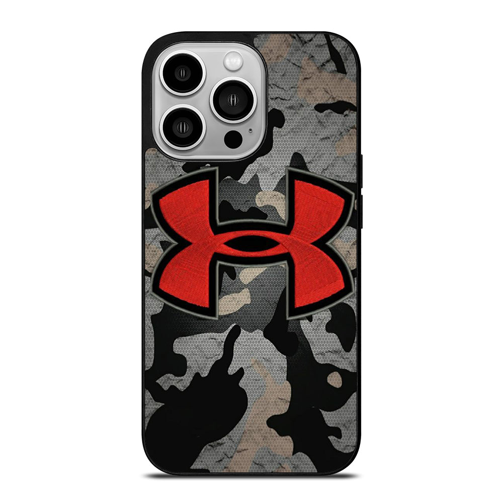 UNDER ARMOUR CAMO RED LOGO iPhone 14 Pro Case Cover