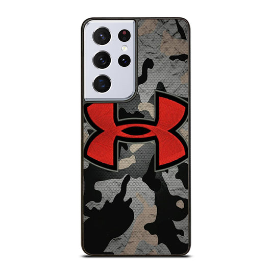 UNDER ARMOUR CAMO RED LOGO Samsung Galaxy S21 Ultra Case Cover